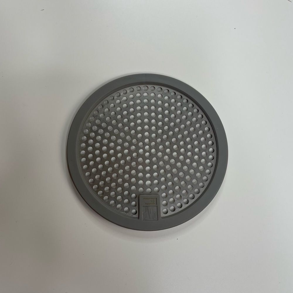 Shower Drain Anti-Clog Hair Catcher  Stainless Steel & Silicone Top Cover